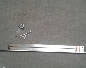 Bracket/1000L mixing tank SST complete